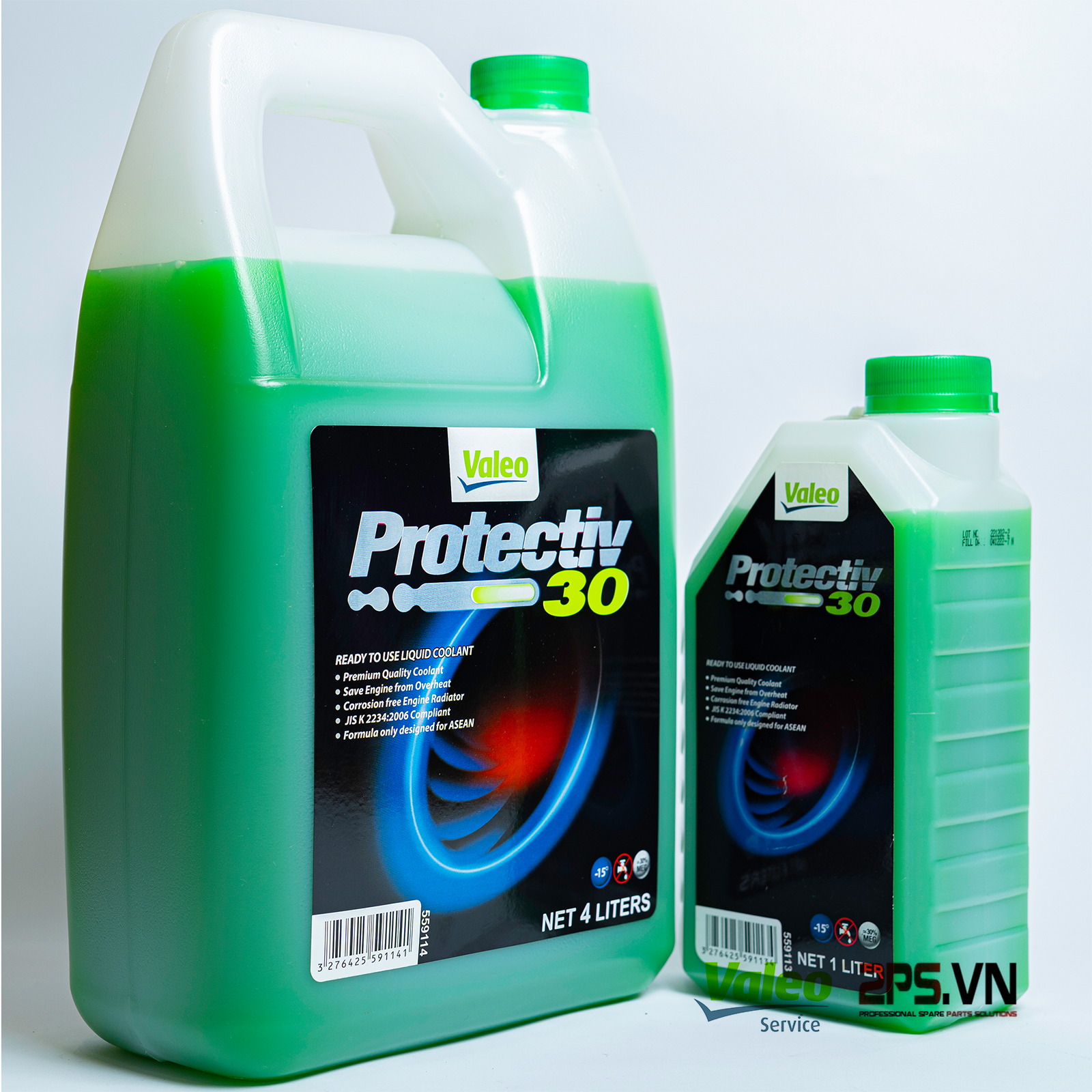 Nước làm mát ô tô Valeo Protectiv30 Xanh